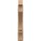Ekena Millwork 5 1/2-in W x 28-in D x 36-in H Balboa Block Rough Cedar Woodgrain TimberThane Outlooker, Primed Tan OUTUR055X28X36BOA44RCPR - alternate 4